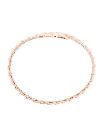 Bvlgari 18K Diamond Serpenti Viper Bracelet