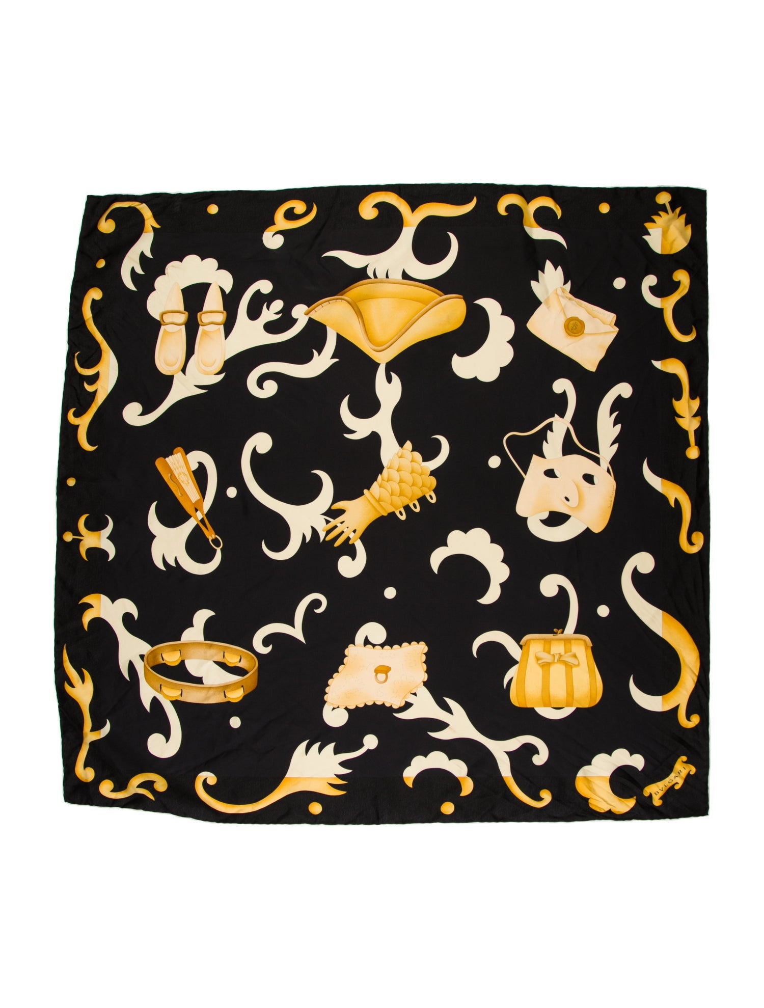 Bvlgari Silk Printed Scarf