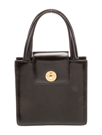 Bvlgari Leather Top Handle Bag