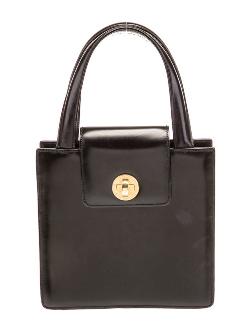 Bvlgari Leather Top Handle Bag