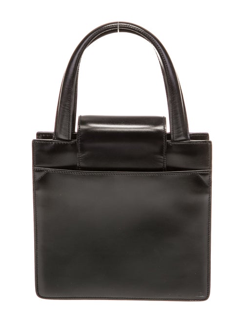 Bvlgari Leather Top Handle Bag