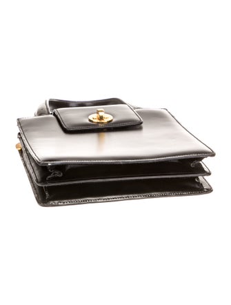 Bvlgari Leather Top Handle Bag