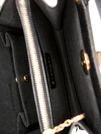 Bvlgari Leather Top Handle Bag