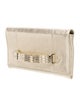 Bvlgari Embossed Leather Clutch
