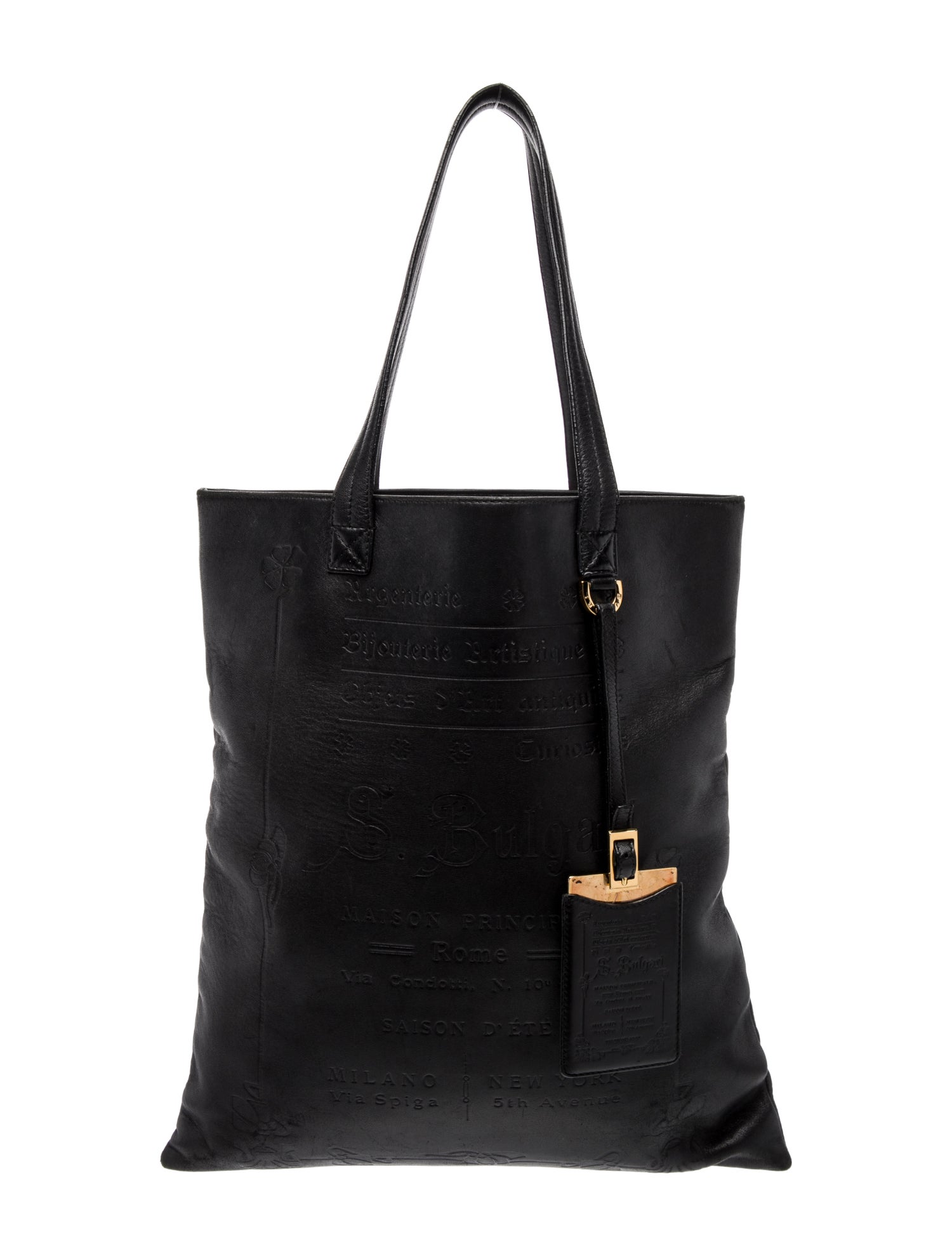 Bvlgari Leather Tote Vintage