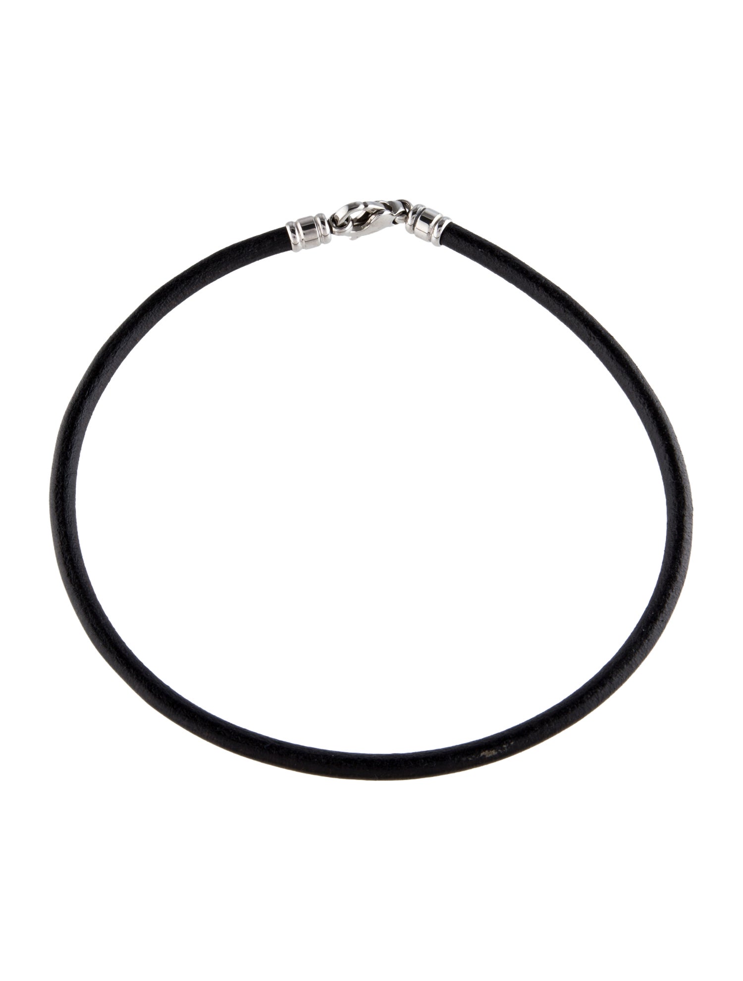 Bvlgari Leather Cord Choker Necklace