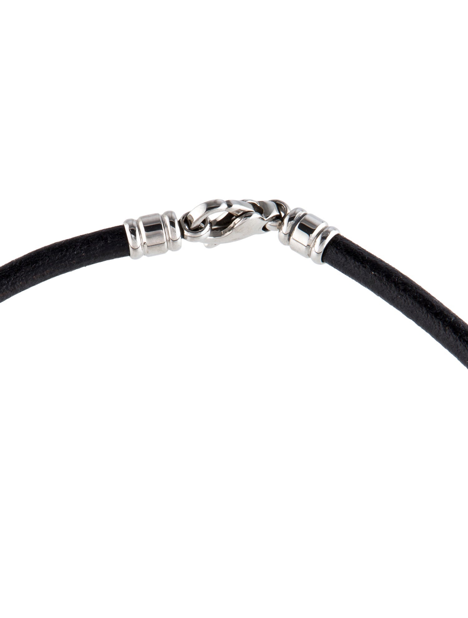 Bvlgari Leather Cord Choker Necklace