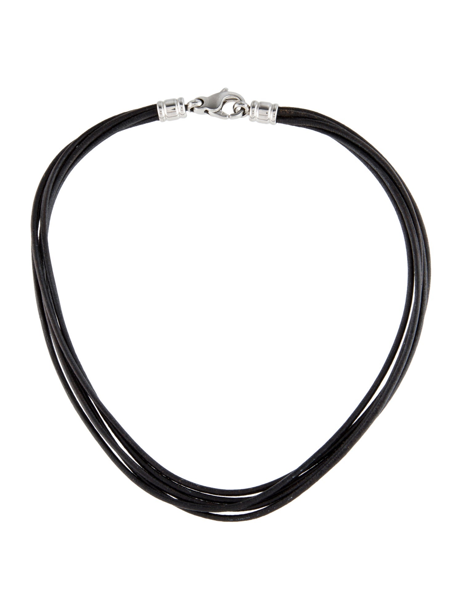 Bvlgari Leather Multi-Strand Choker