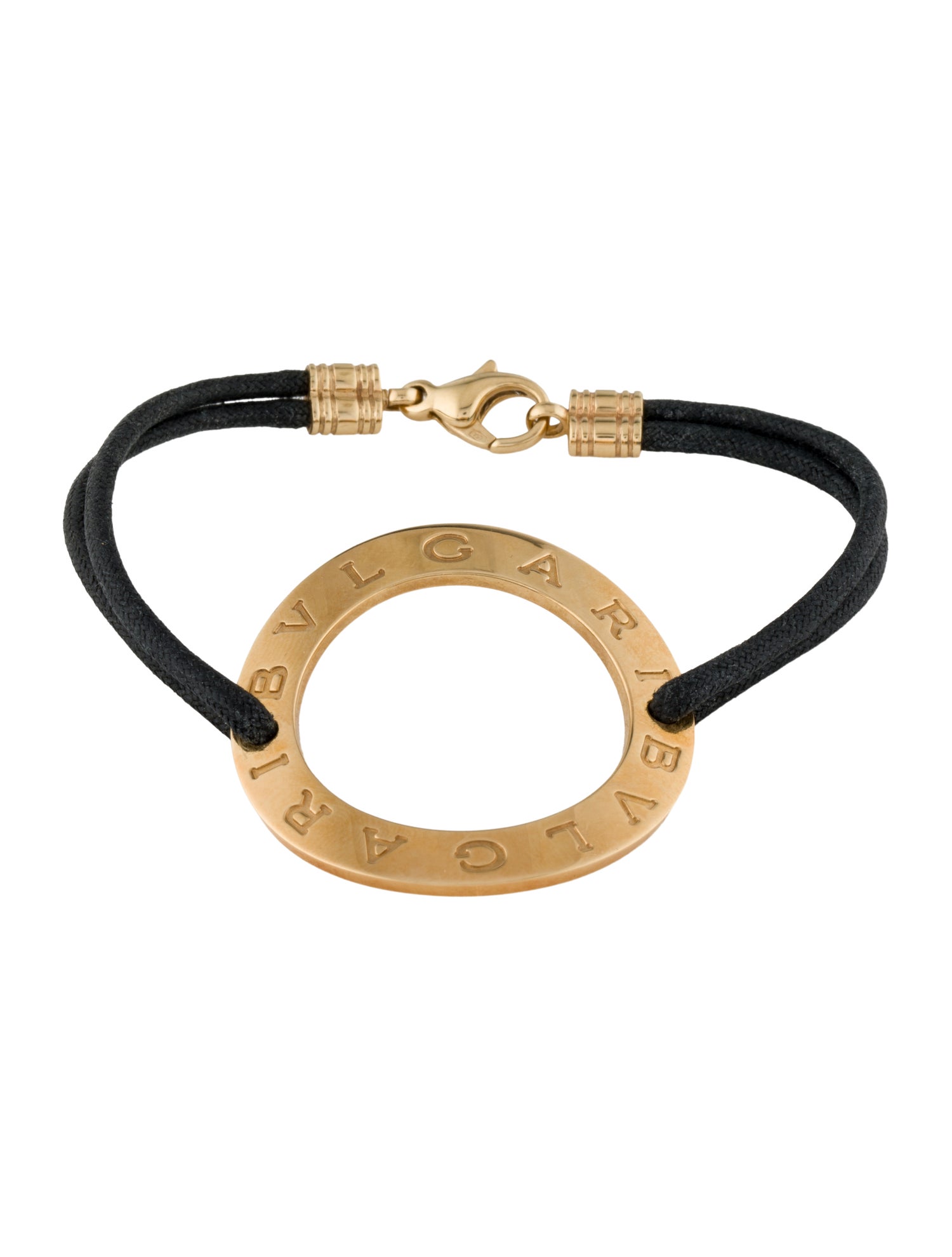 Bvlgari 18K Cord Circle Station Bracelet