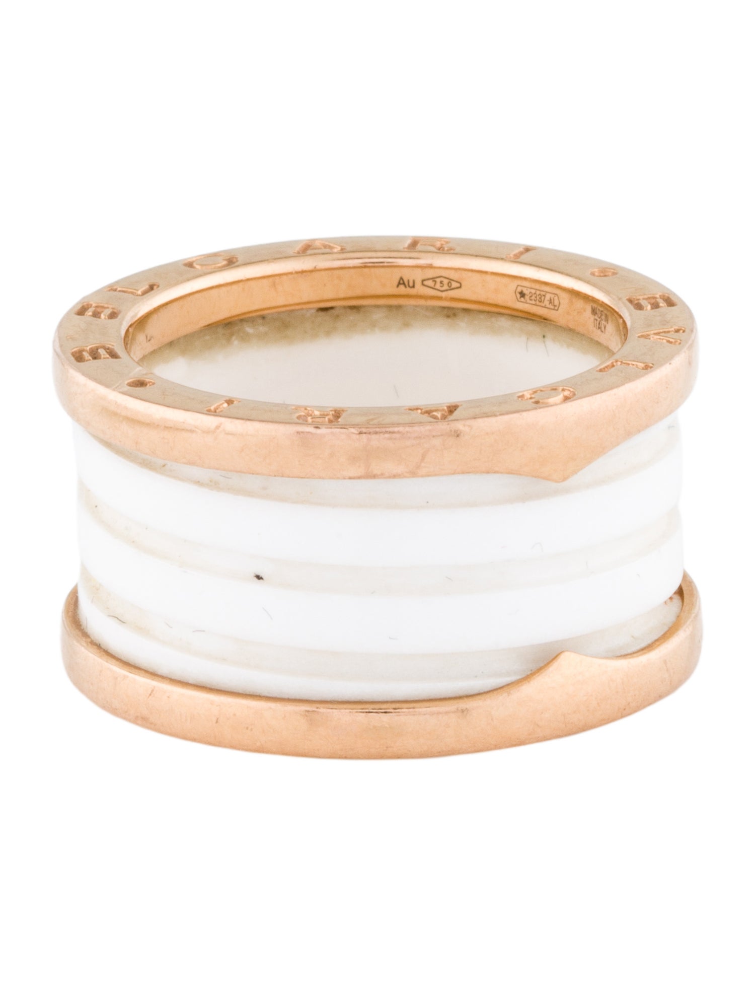 Bvlgari 18K Ceramic B.zero1 Band