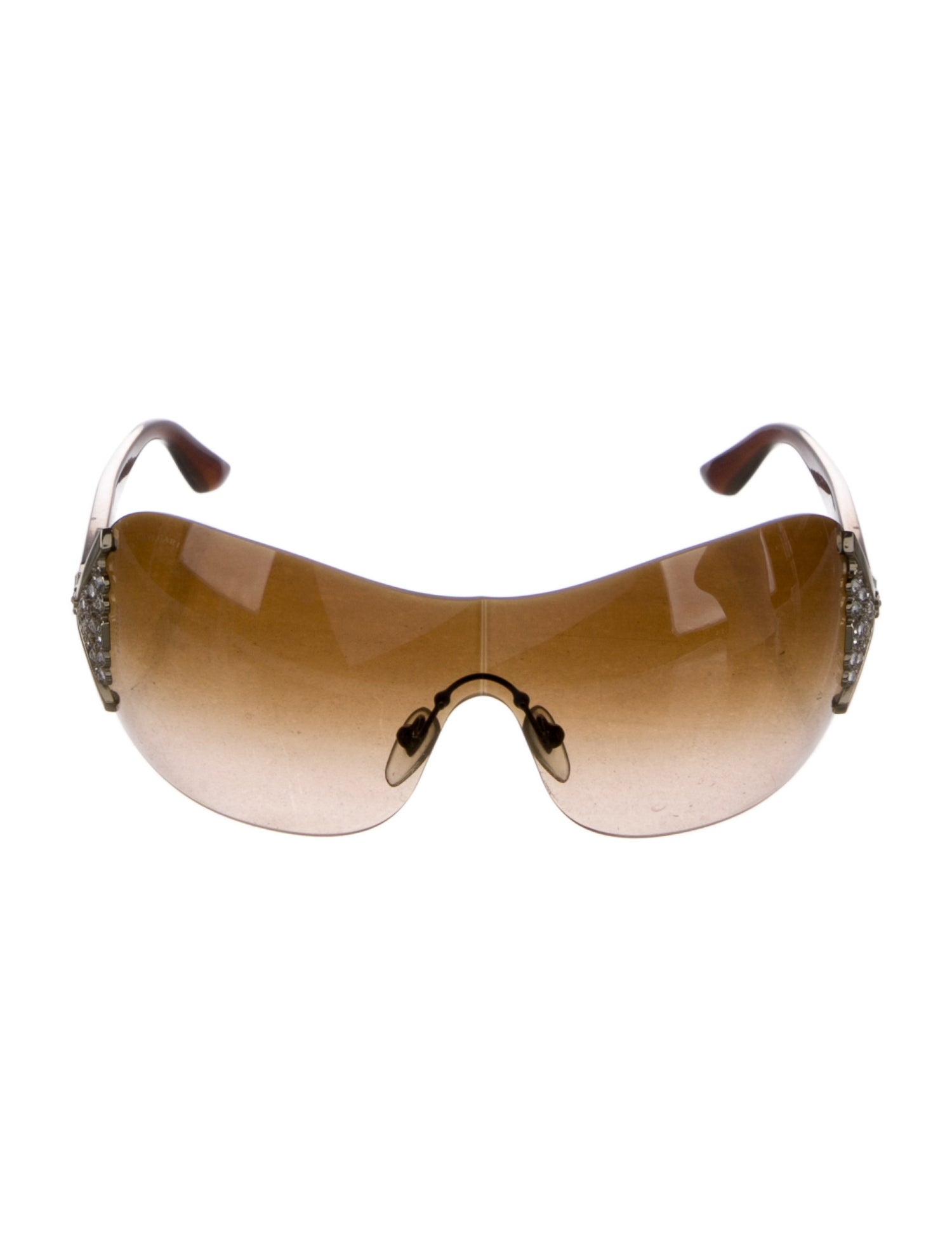 Bvlgari Shield Gradient Sunglasses