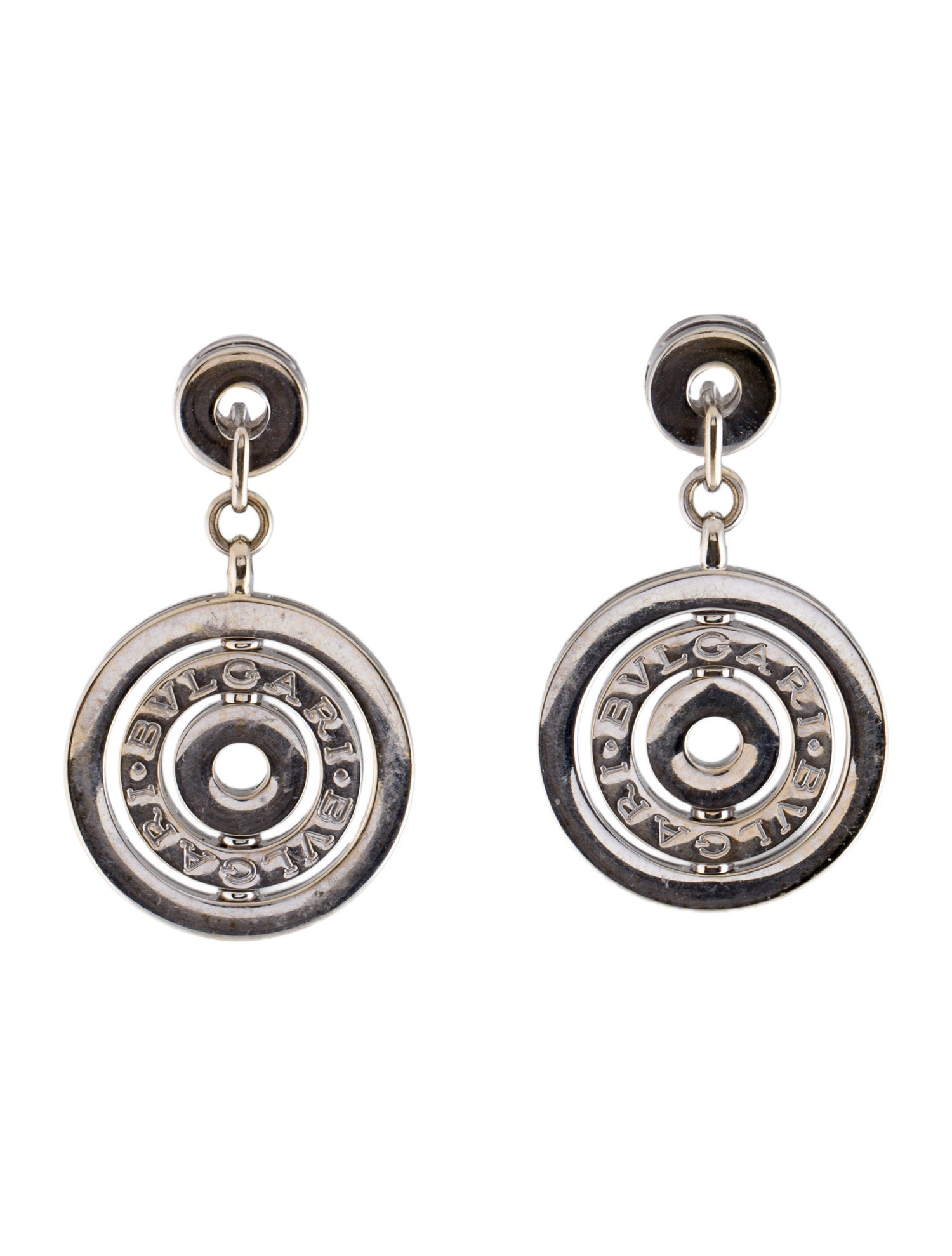 Bvlgari 18K Astrale Cerchi Drop Earrings