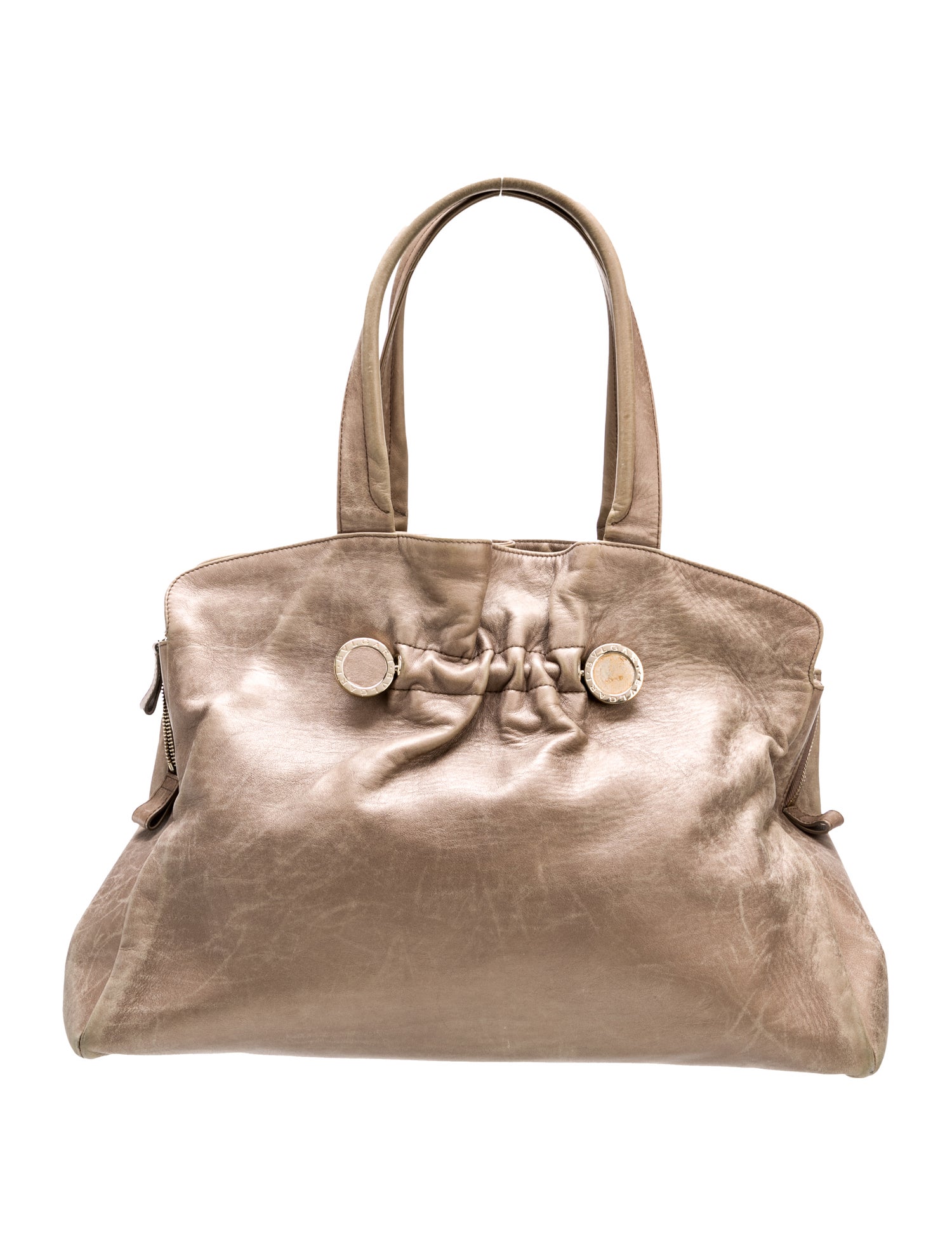 Bvlgari Leather Shoulder Bag