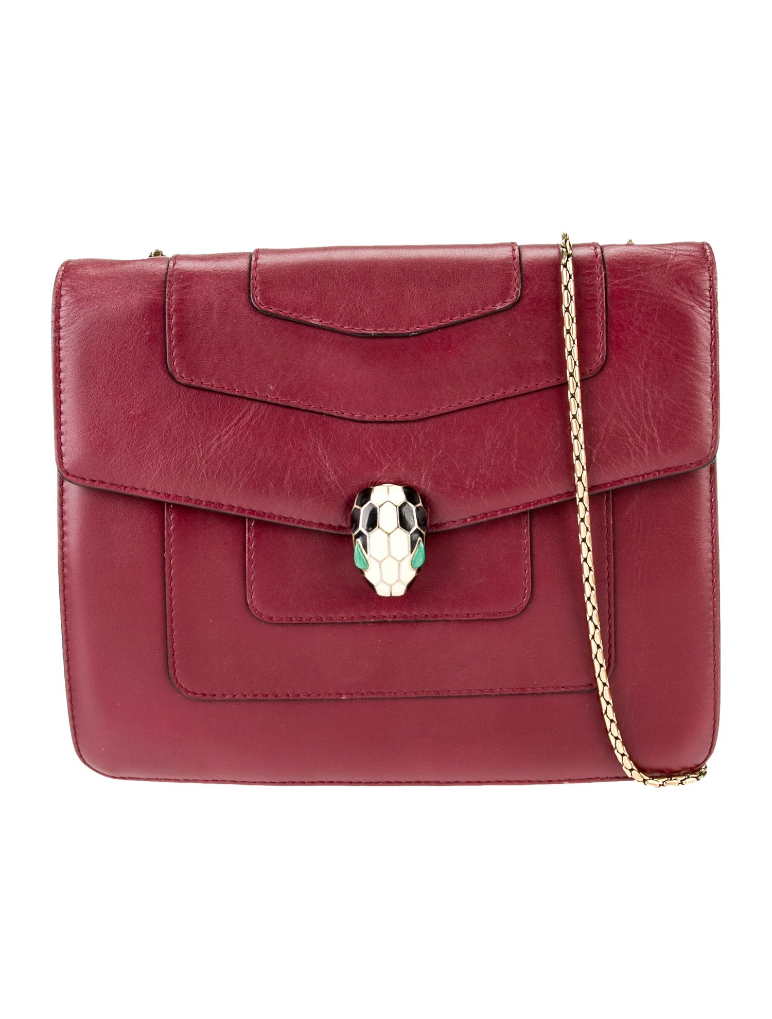 Bvlgari Leather Shoulder Bag