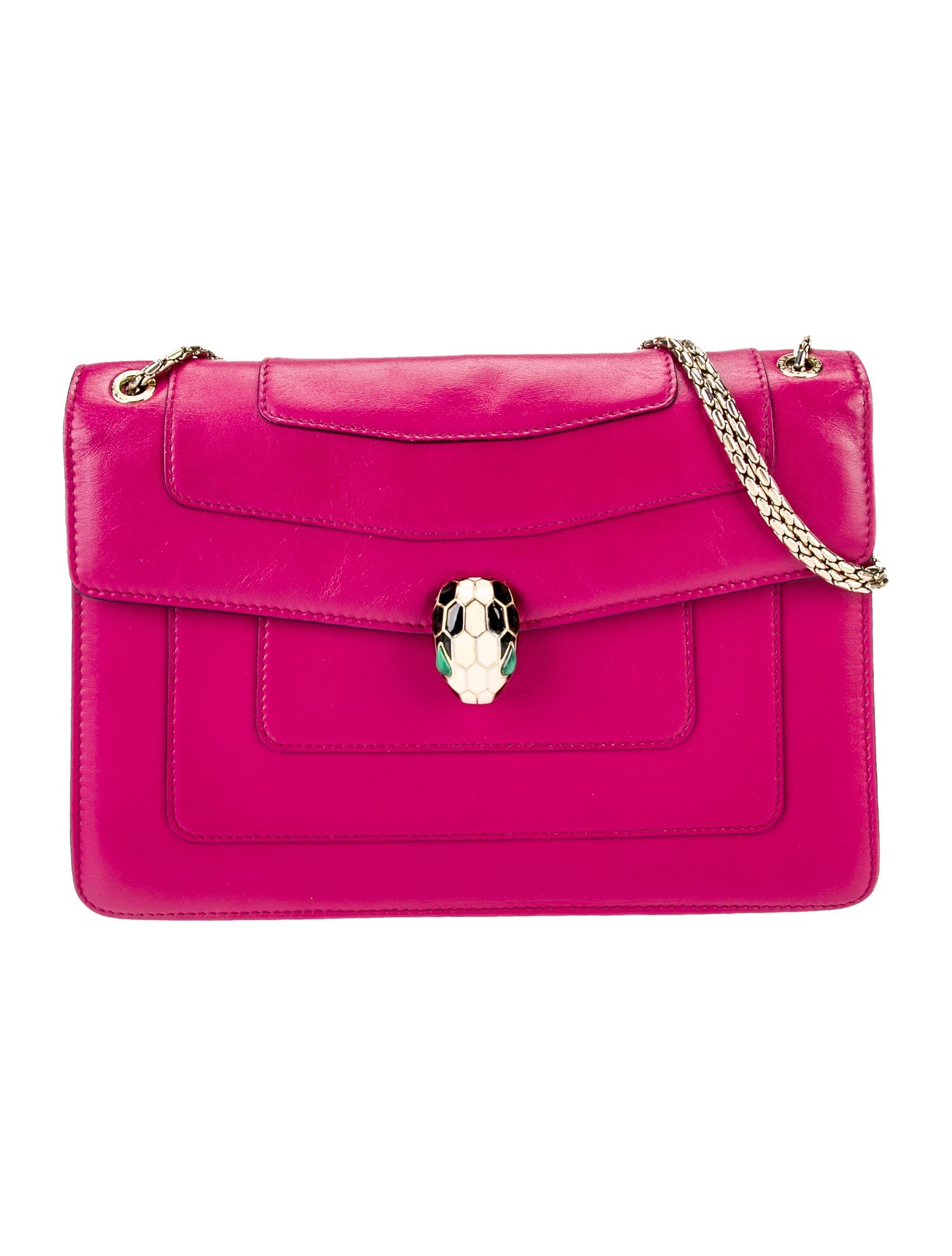 Bvlgari Leather Shoulder Bag
