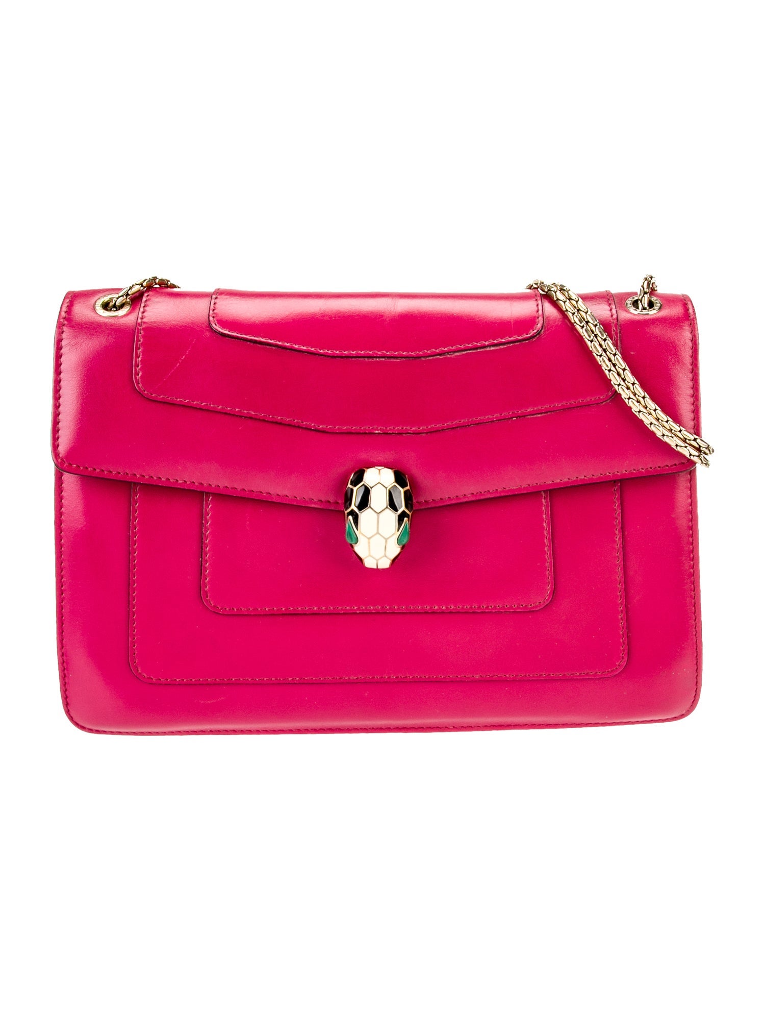 Bvlgari Leather Shoulder Bag