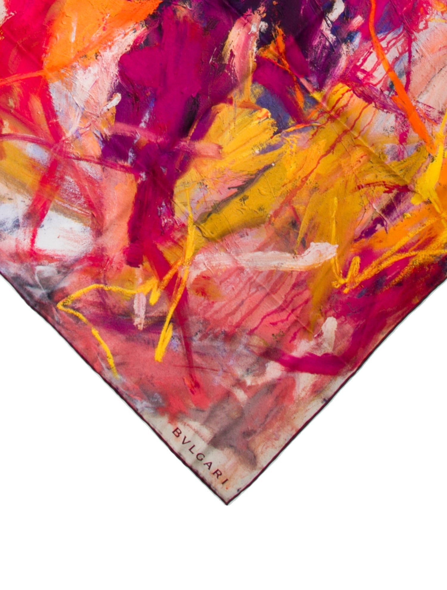 Bvlgari Silk Printed Scarf w/ Tags