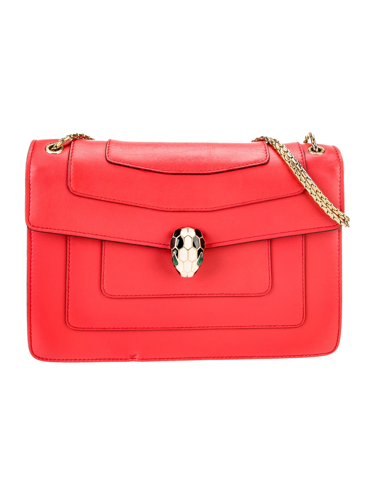 Bvlgari Leather Shoulder Bag