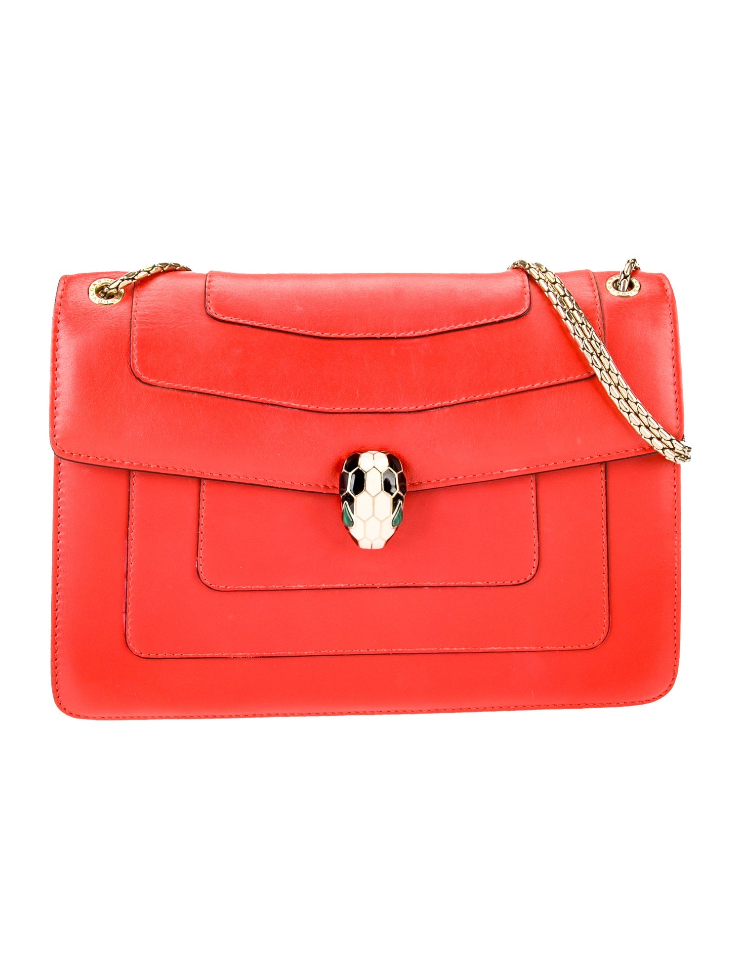 Bvlgari Leather Shoulder Bag