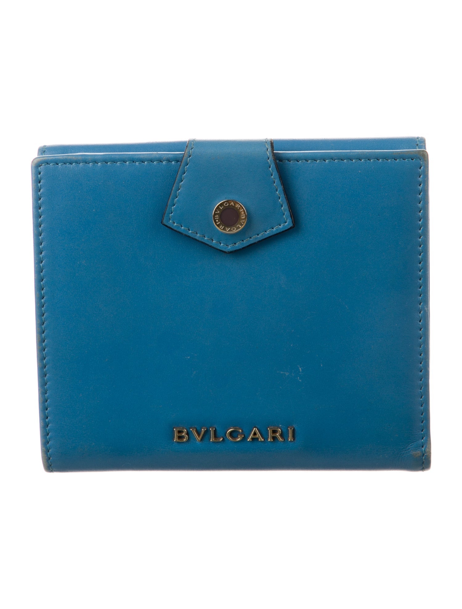 Bvlgari Leather Compact Wallet