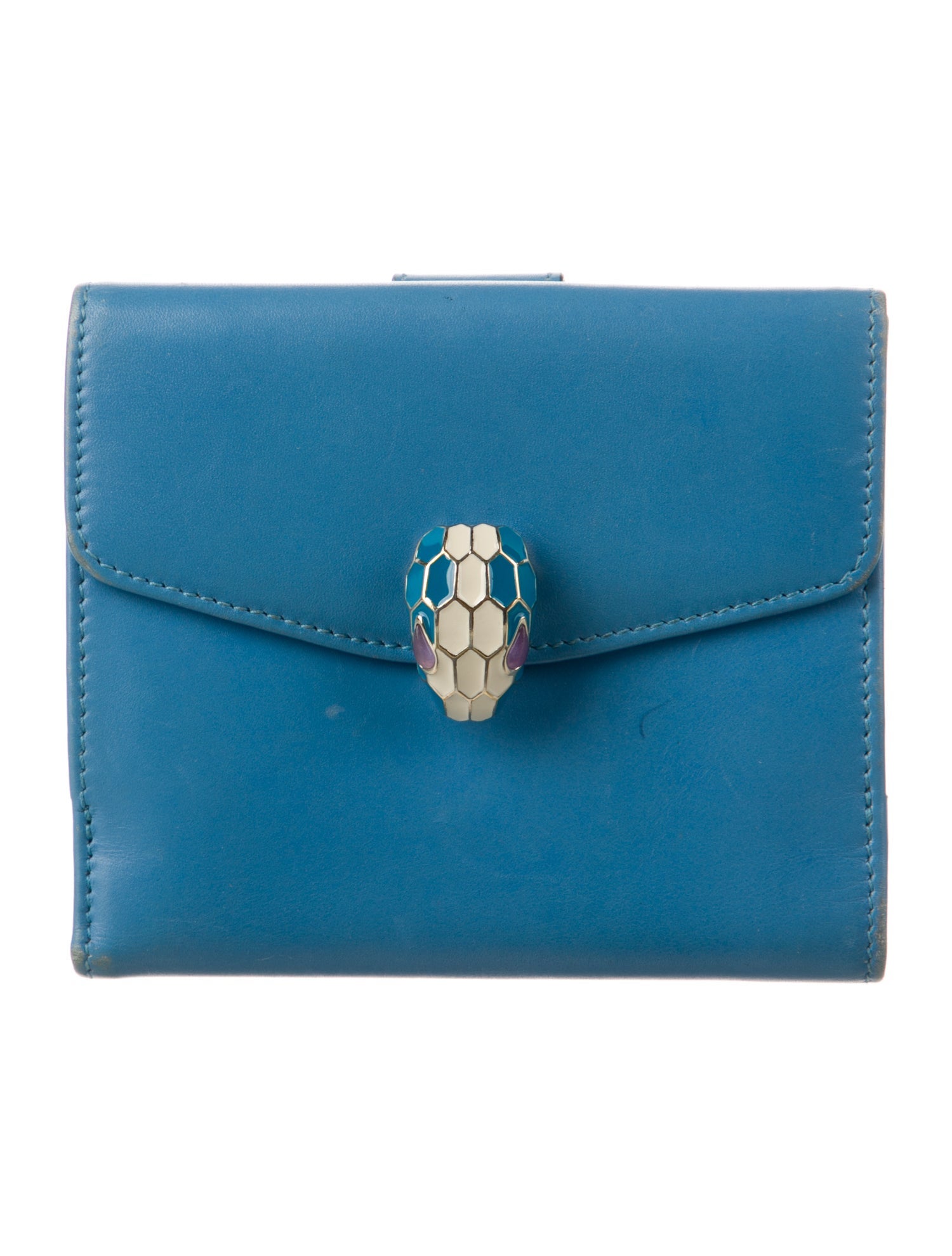 Bvlgari Leather Compact Wallet