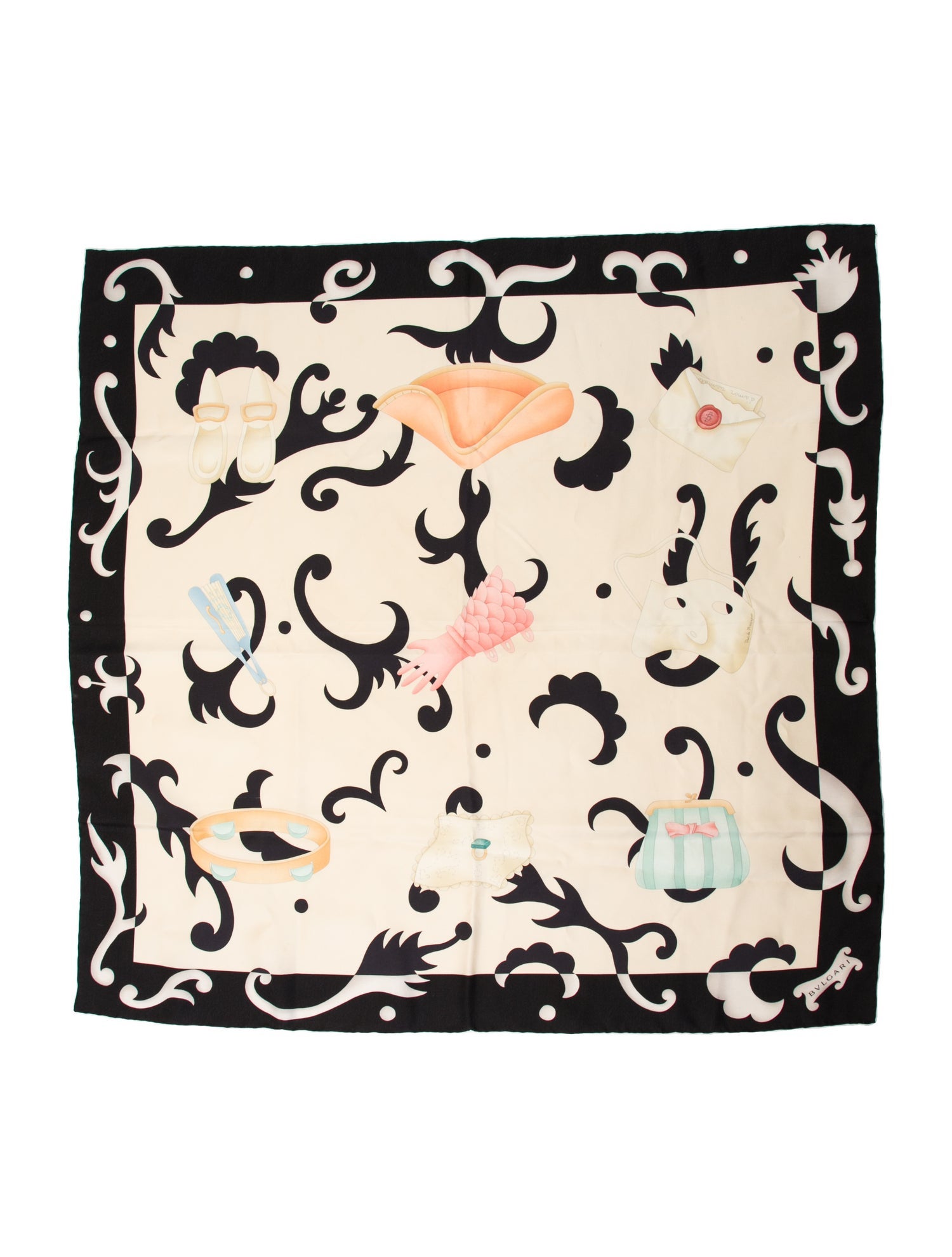 Bvlgari Silk Printed Scarf