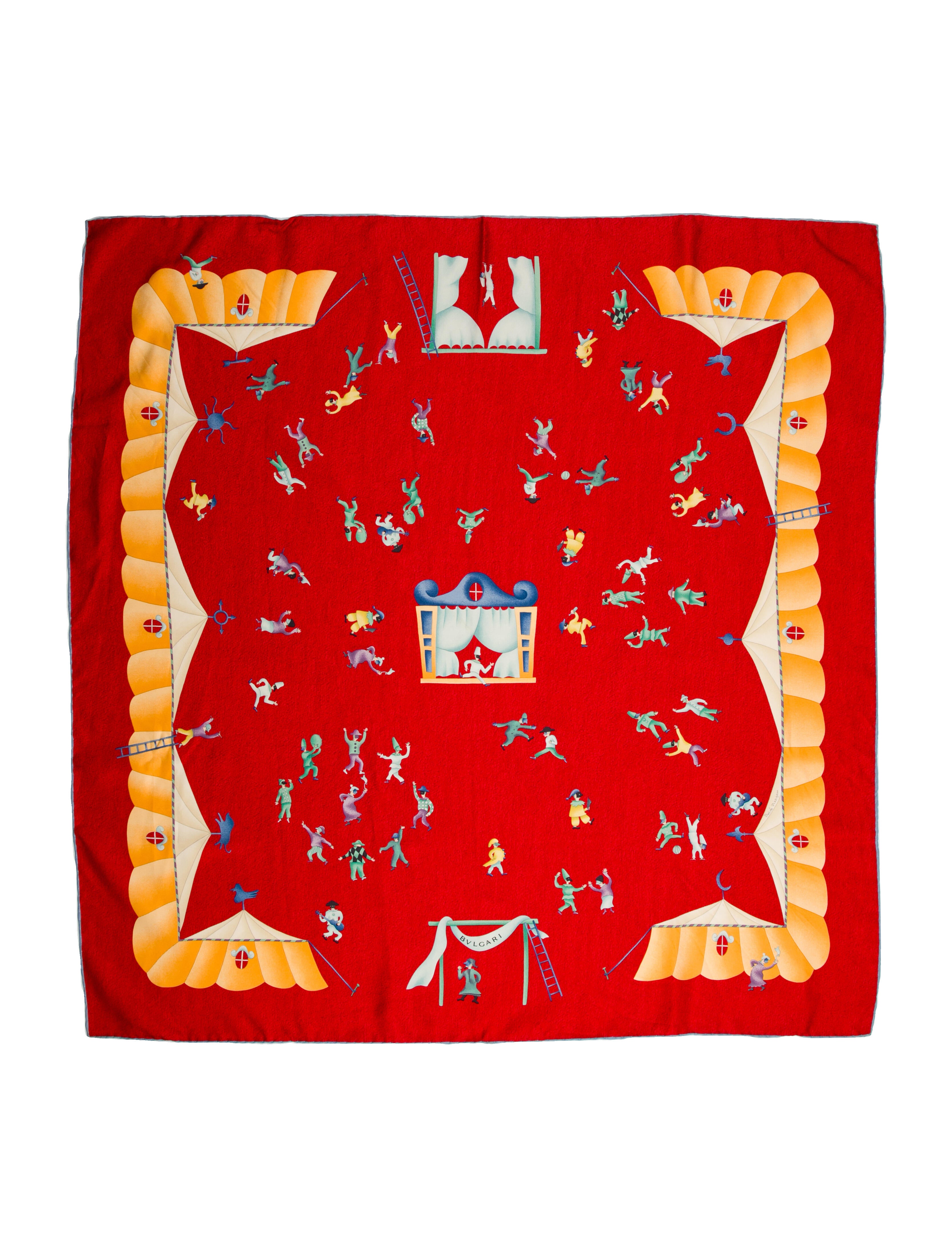 Bvlgari Silk Printed Scarf