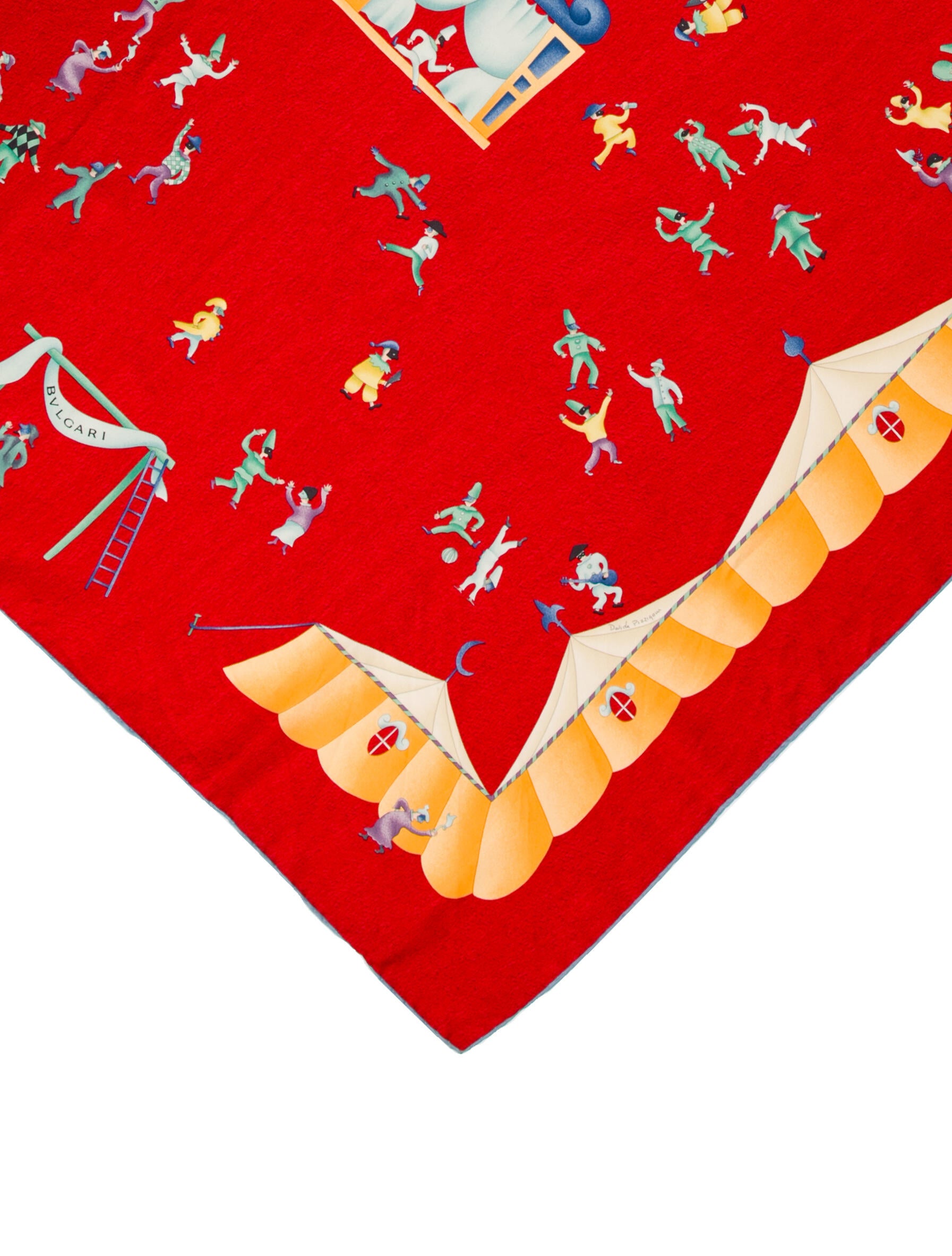 Bvlgari Silk Printed Scarf