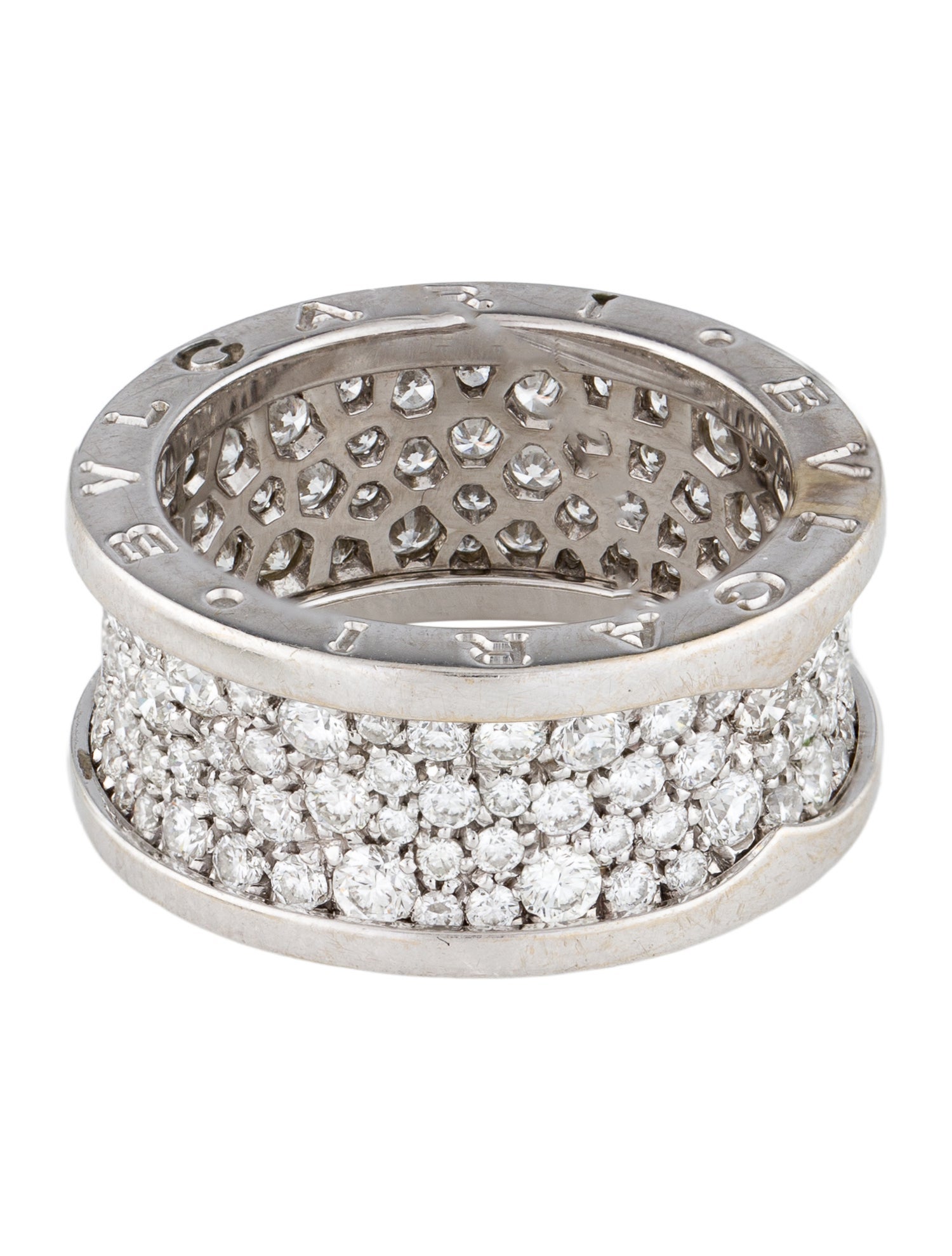Bvlgari 18K Diamond B.zero1 Ring