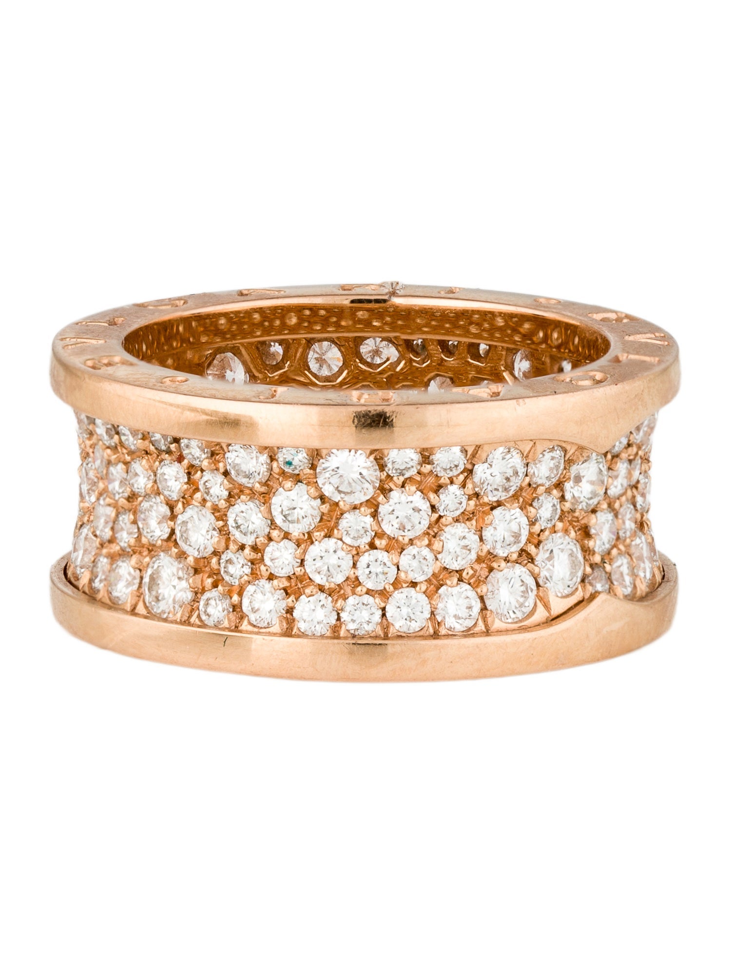 Bvlgari 18K 2.40ctw Diamond B.zero1 Ring