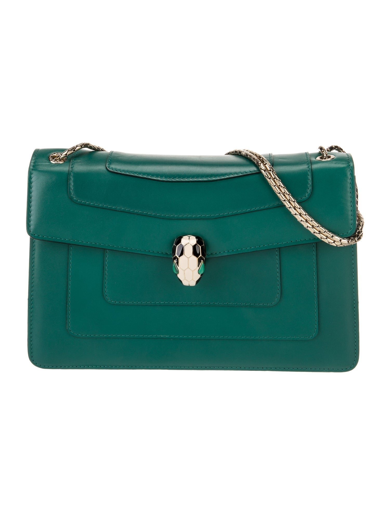 Bvlgari Leather Shoulder Bag