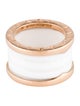 Bvlgari 18K Ceramic Four-Band B.zero1 Ring