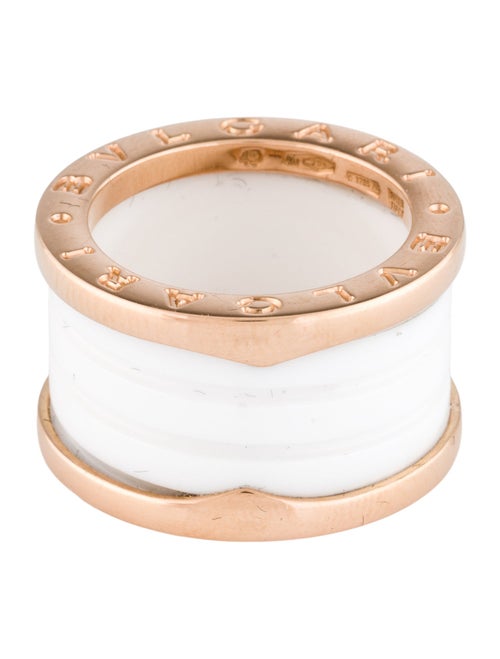 Bvlgari 18K Ceramic Four-Band B.zero1 Ring