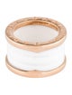 Bvlgari 18K Ceramic Four-Band B.zero1 Ring