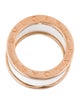 Bvlgari 18K Ceramic Four-Band B.zero1 Ring