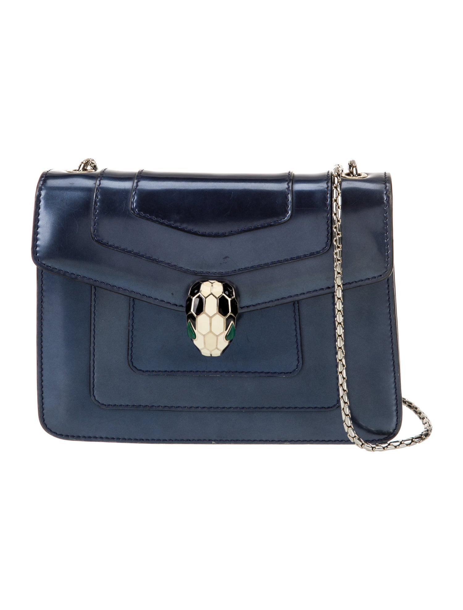 Bvlgari Patent Leather Shoulder Bag