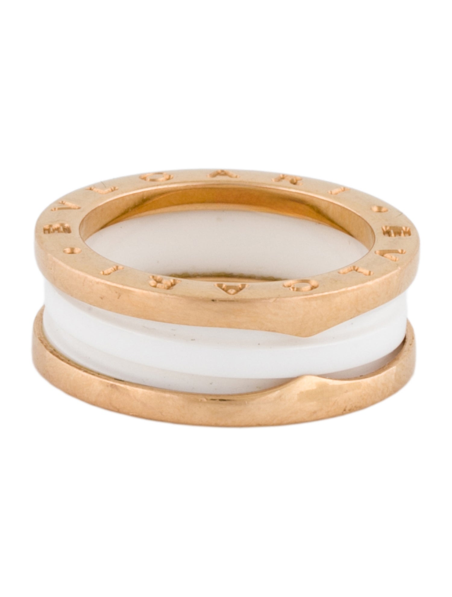 Bvlgari 18K Ceramic B.zero1 Band
