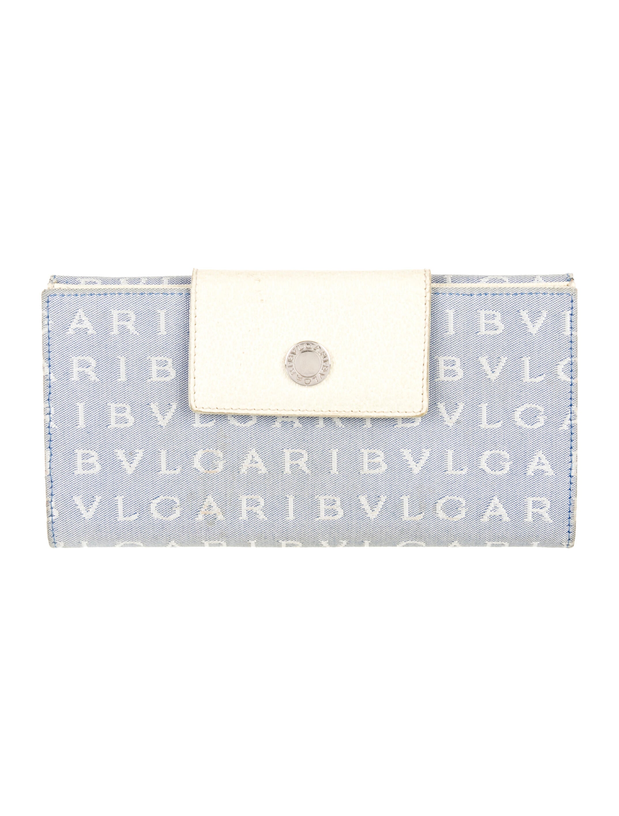 Bvlgari Canvas Printed Bifold Wallet