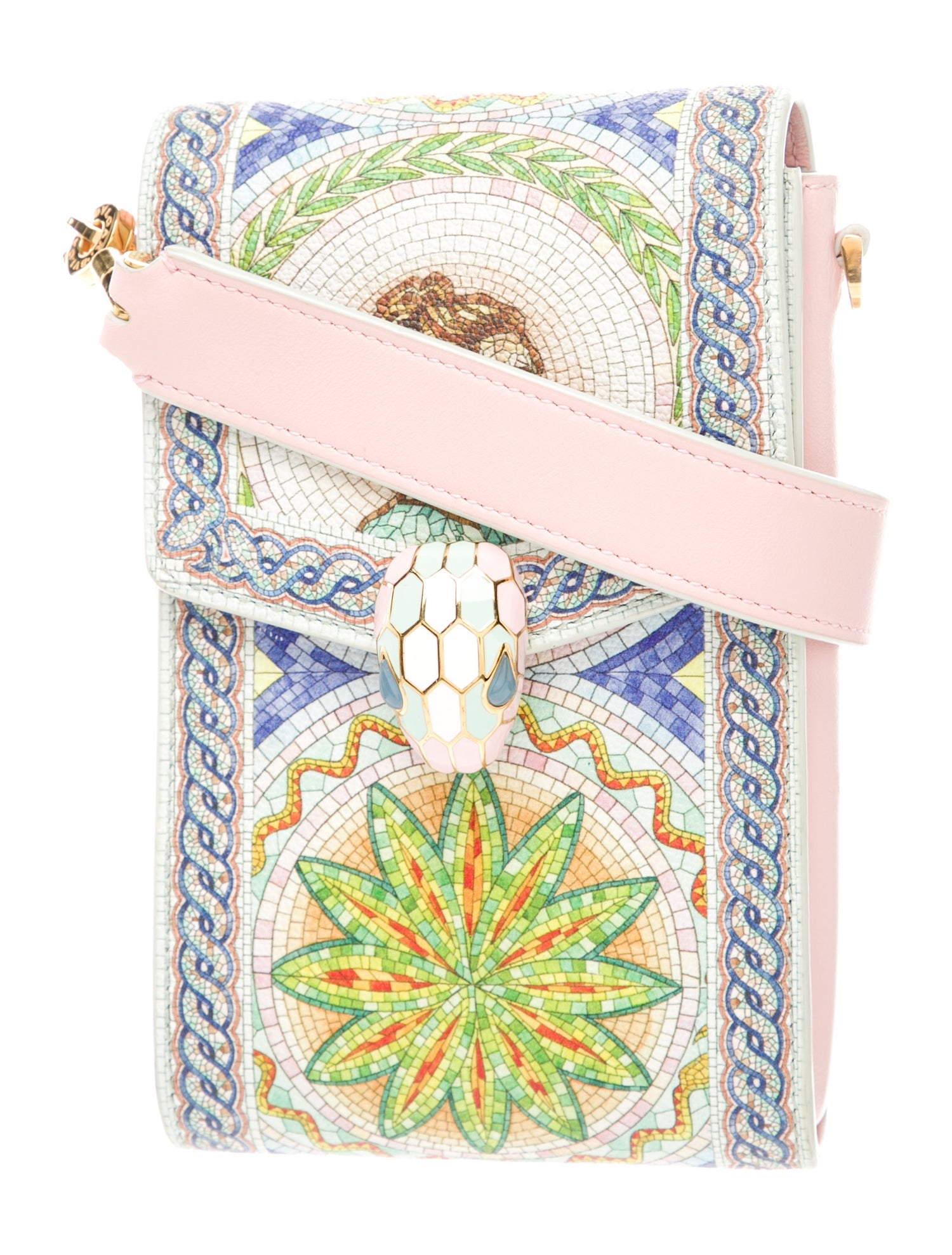 Casablanca x Bvlgari Leather Phone Pouch