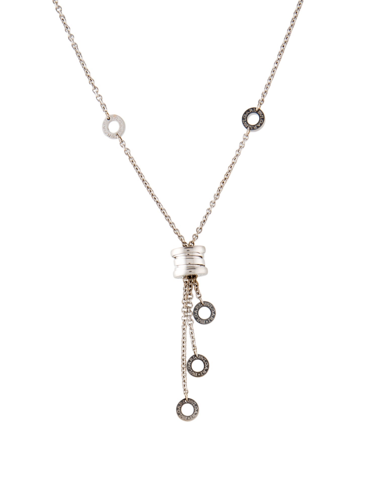 Bvlgari 18K B.zero1 Tassel Lavalier Necklace