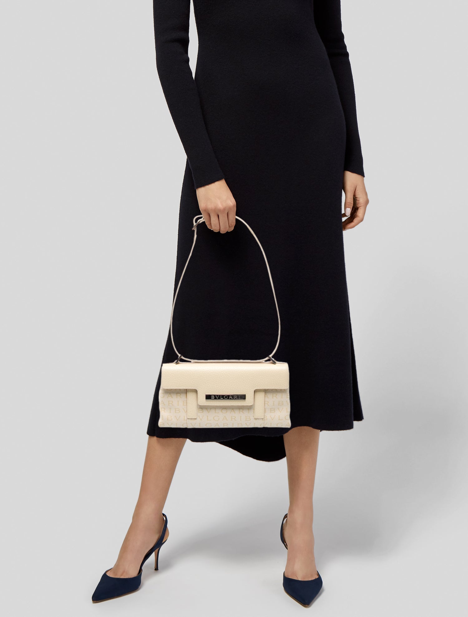 Bvlgari Canvas Crossbody Bag