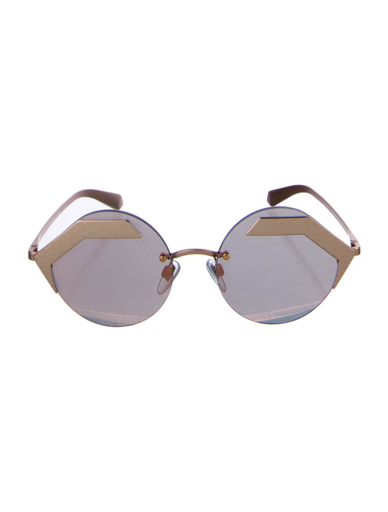 Bvlgari Cat-Eye Mirrored Sunglasses