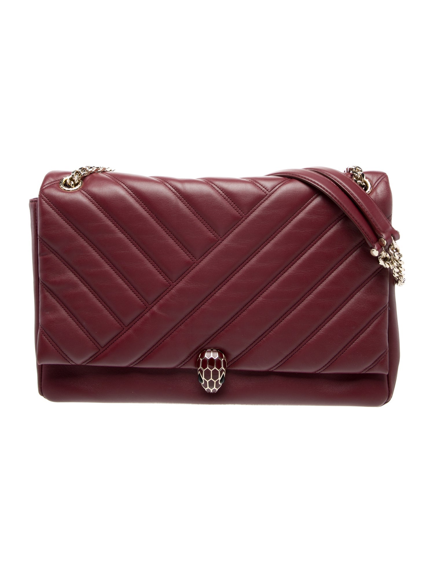 Bvlgari Leather Serpenti Cabochon