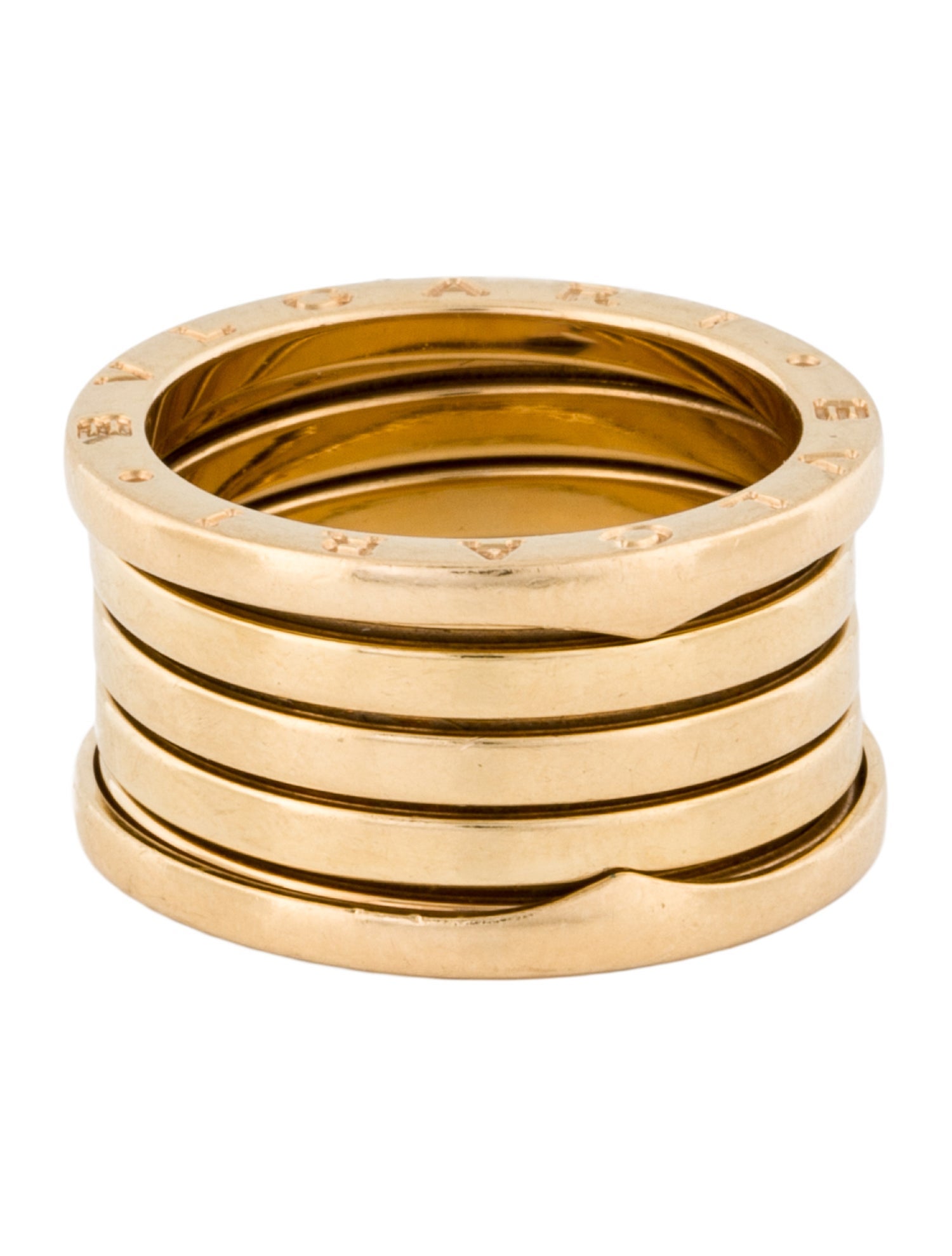 Bvlgari 18K Five-Band B.zero1 Ring