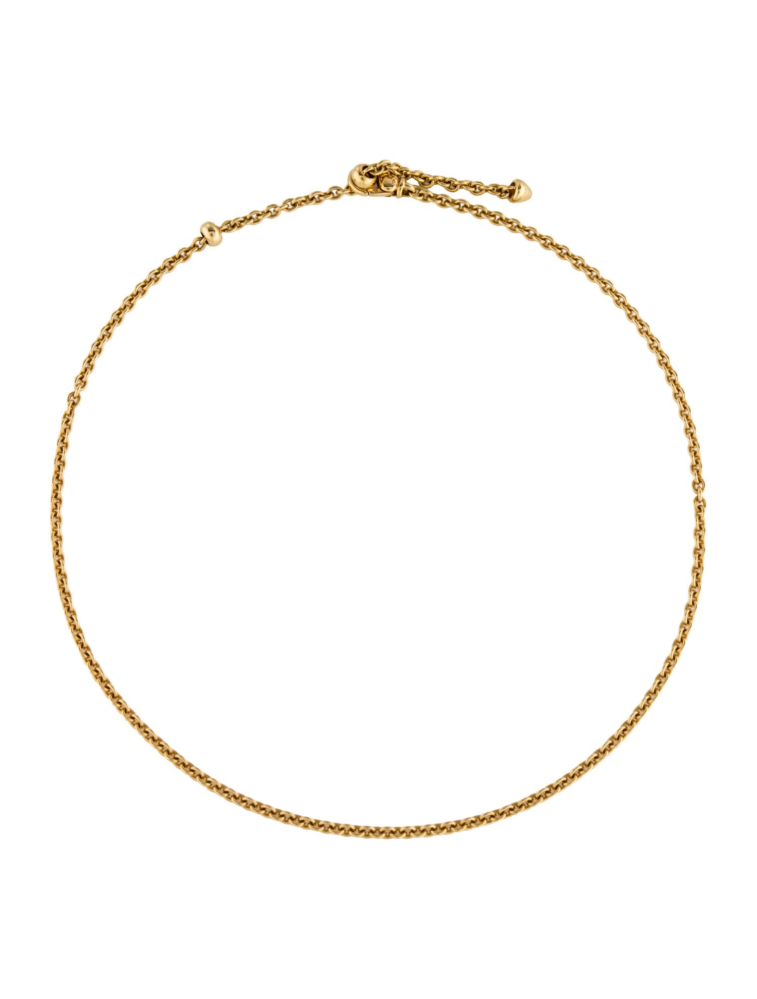 Bvlgari Vintage 18K Cable Link Necklace