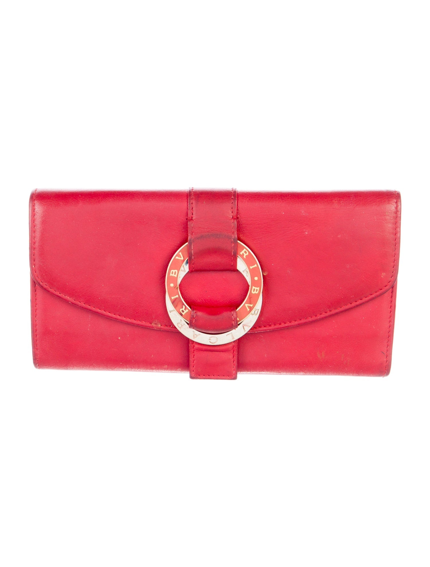 Bvlgari Leather Continental Wallet