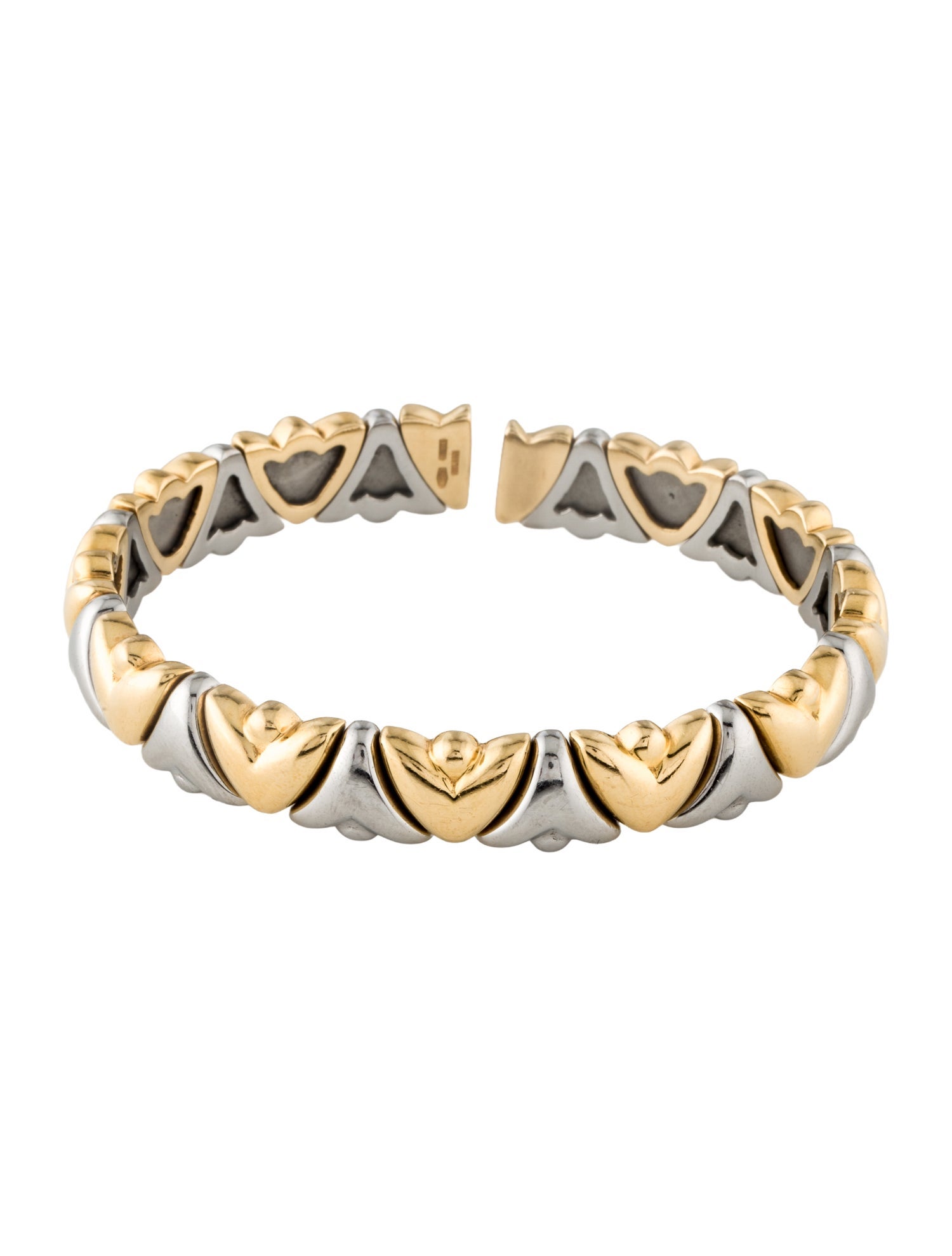 Bvlgari Vintage Tone-Tone Cuff