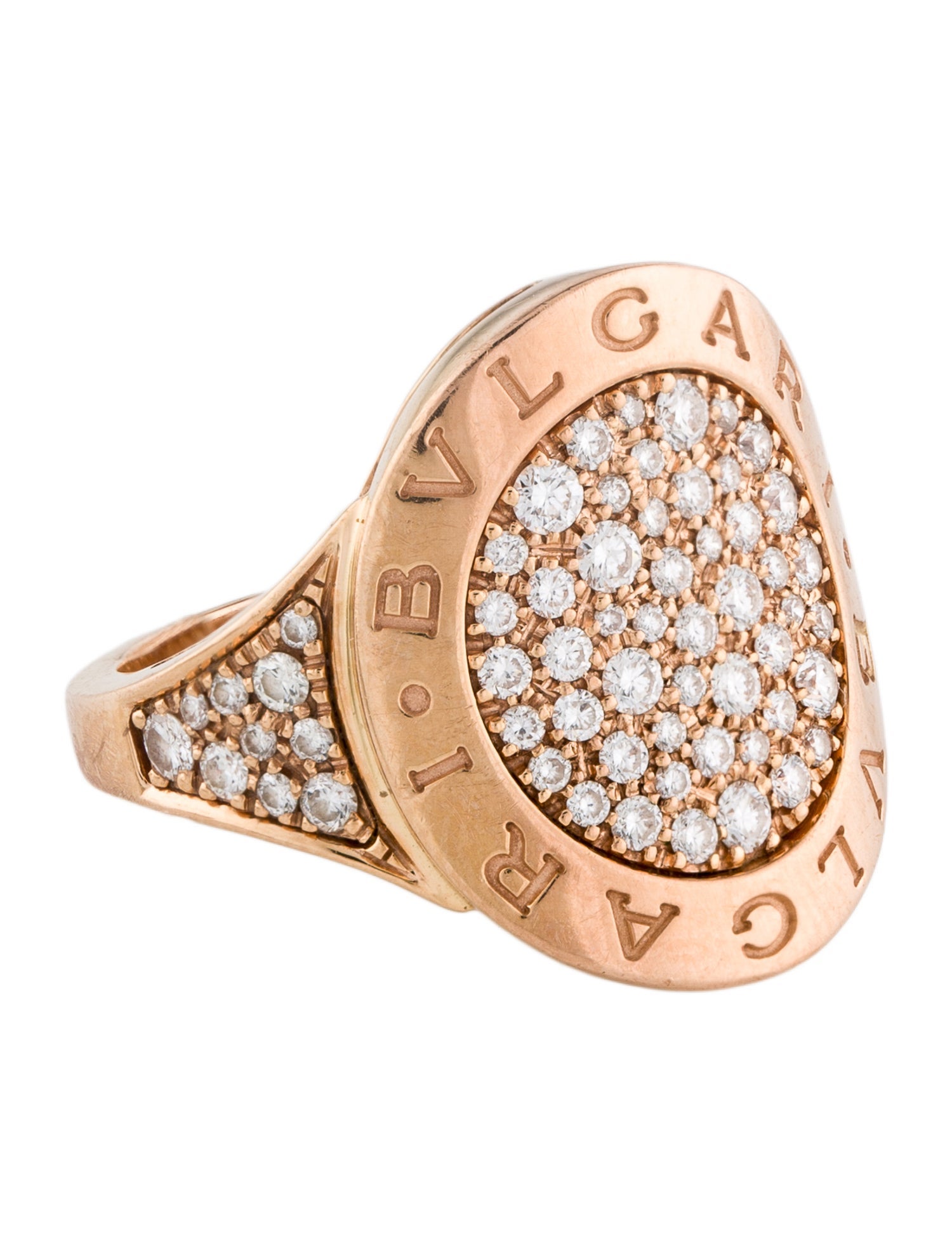 Bvlgari 18K Diamond Cocktail Ring