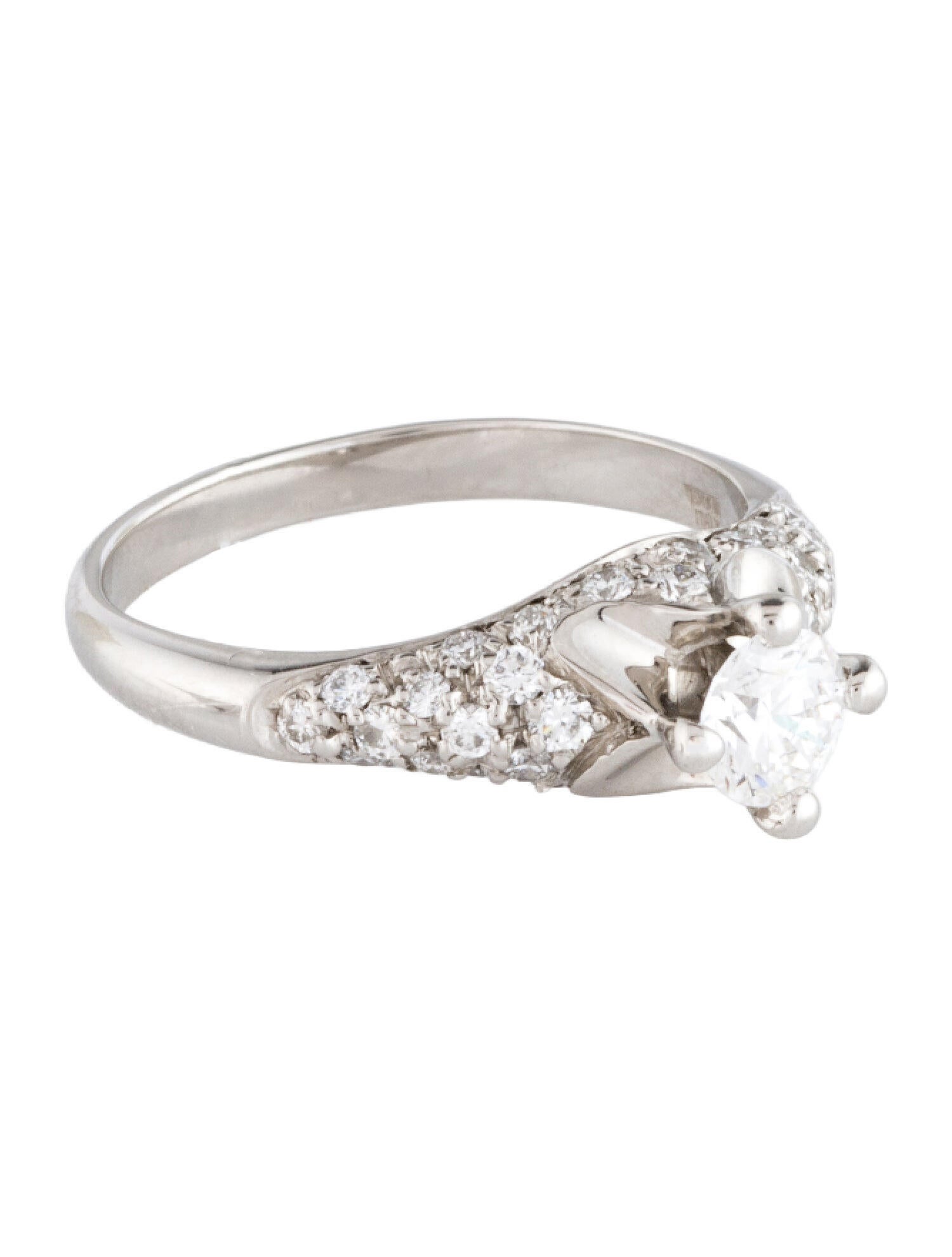 Bvlgari Platinum Diamond Engagement Ring