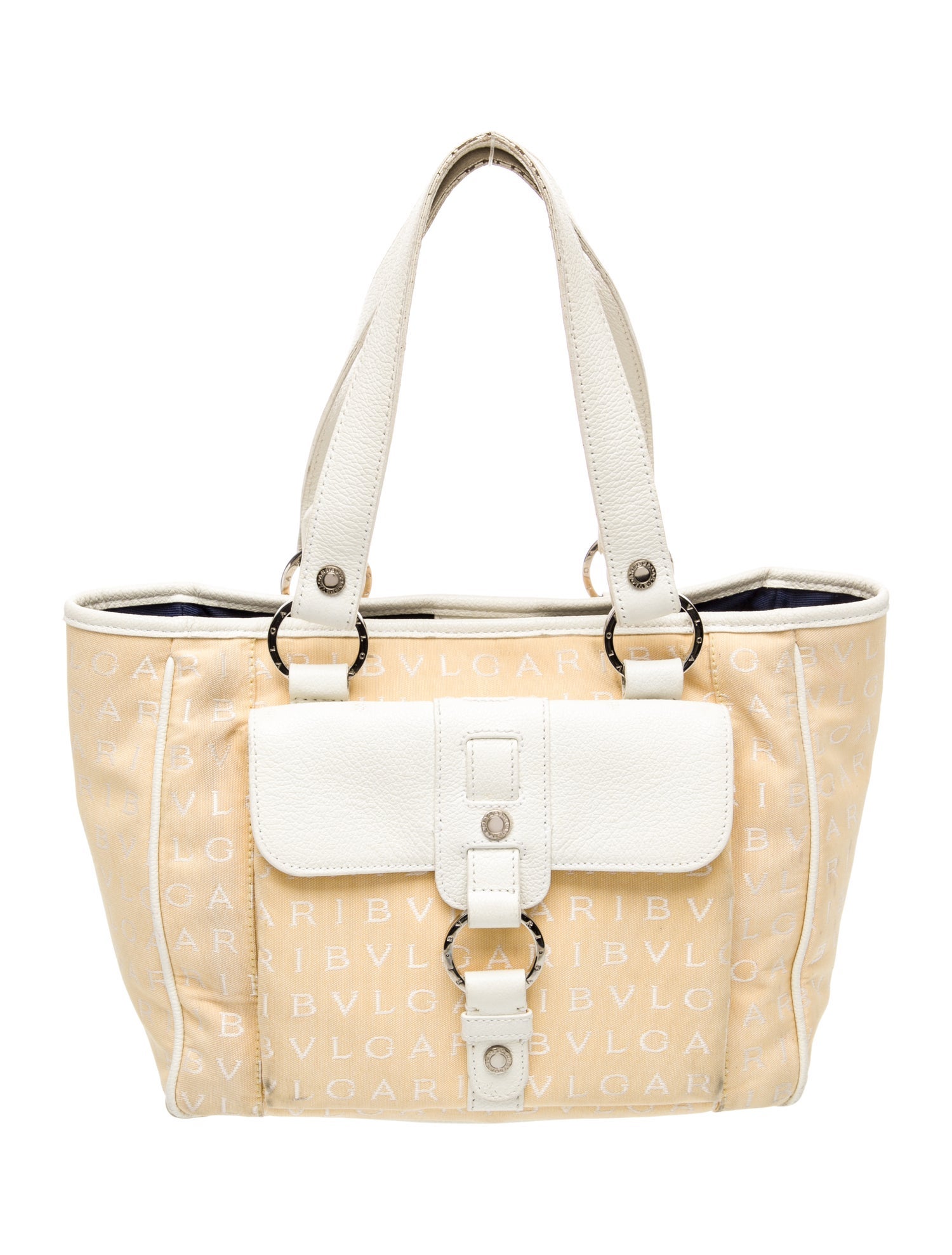 Bvlgari Canvas Top Handle Bag